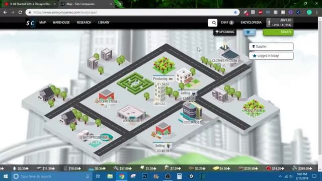 SIMCOMPANIES Business Tycoon Simulator Online Browser Game Review смотреть онлайн