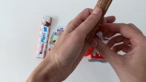 Kinder Max, Kinder Creamy, kinder Joy, Kinder Cards and Kinder Tronky. No talking ASMR.