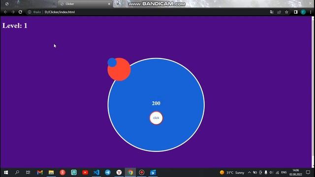 Сделал кликер на HTML/CSS & JS смотреть онлайн