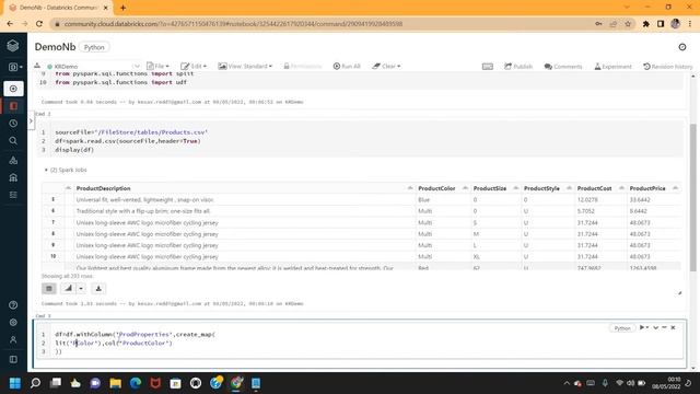 Convert DataFrame Columns Into Dictionary (Map) | create_map() | Columns to Dictionary смотреть онлайн