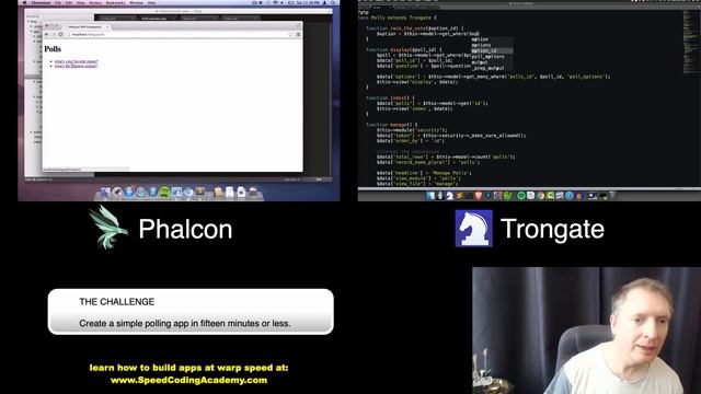 Trongate vs Phalcon - the two fastest PHP frameworks go head to head! смотреть онлайн