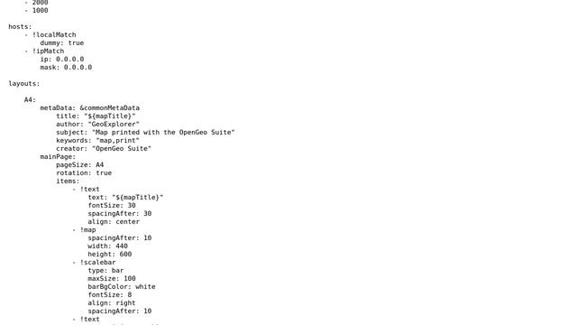 GIS: Geoserver PrintingProvider crushes after font color change I do to config.yaml смотреть онлайн