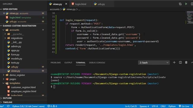Django tutorial : Login and logout | django user authentication смотреть онлайн