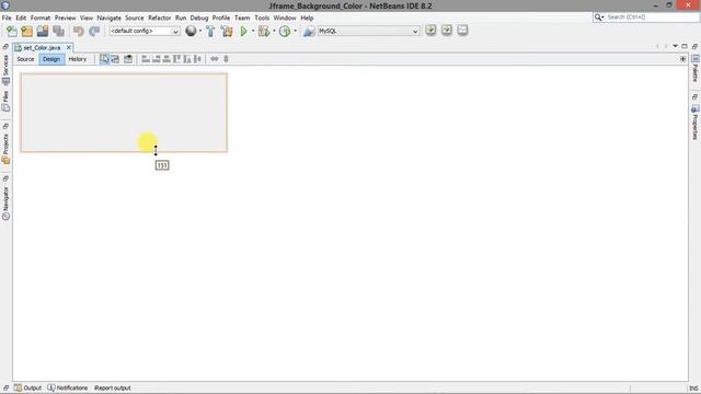 How to Change Background Color using Java Netbeans IDE [Practice] - by B.G.W смотреть онлайн