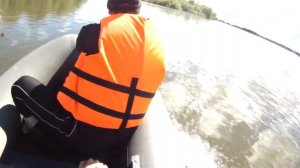 Китайский лодочный мотор Marlin 9.8 обкатка