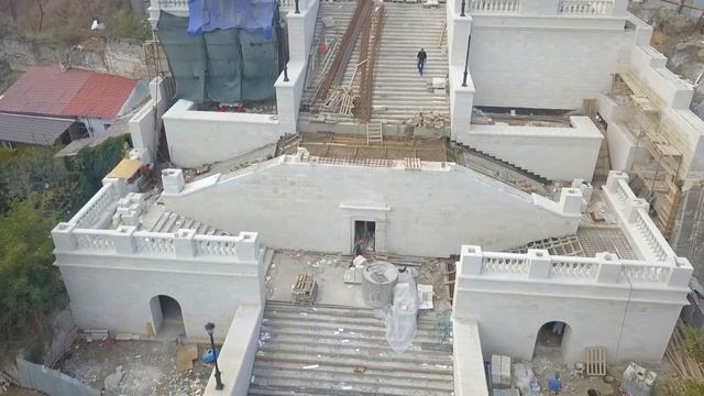 Реконструкция лестницы на гору Митридат.(Сентябрь). смотреть онлайн