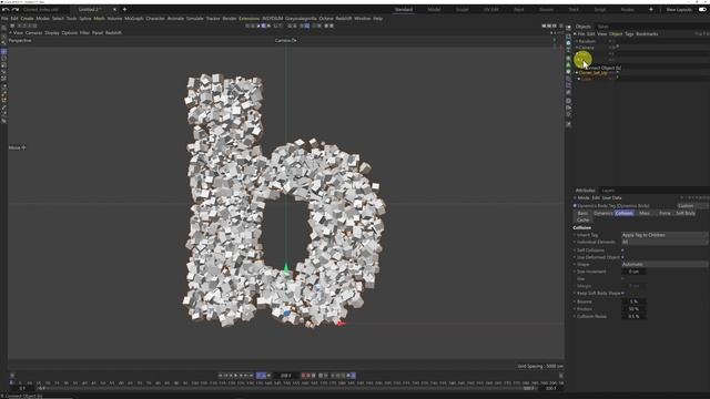 How To Morph Clones In Cinema 4D: C4D, Inheritance Effector and Rigid Body Tag Tutorial смотреть онлайн