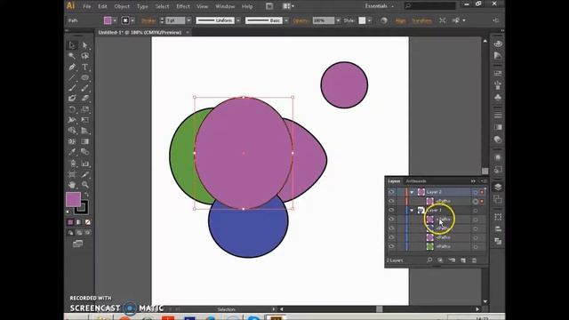Adobe Illustrator CS6 Ders 17 Layers Katmanlar - Objeleri Kilitleme - Gizleme Seçenekleri смотреть онлайн