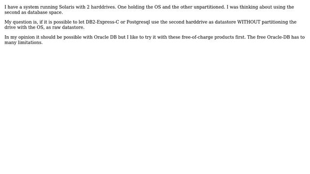 DevOps & SysAdmins: DB2-Express-C and Postgresql using raw harddrive as datastore смотреть онлайн