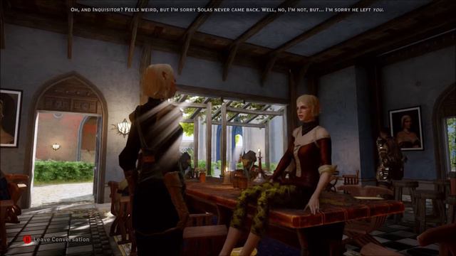 Dragon Age Inquisition - Solas Romance Part 20. Sera mentioning Break up with Solas. смотреть онлайн