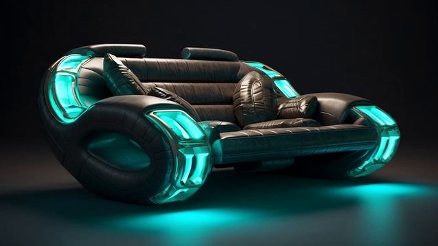 Ai Furniture Design | Ai Design | Ai Art - Futuristic Sofa Vol.1