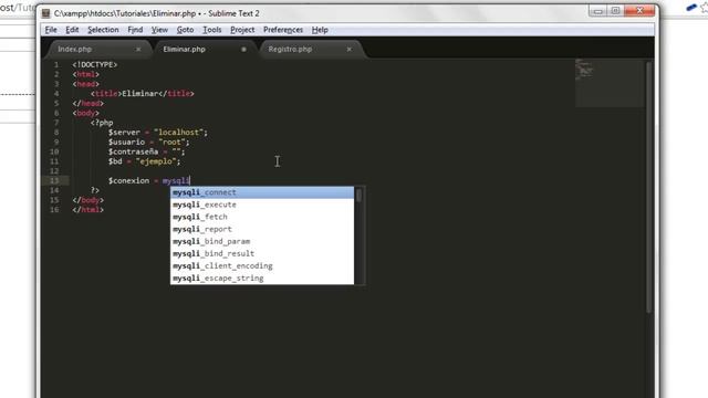 Insertar, eliminar, actualizar, consultar/listar datos de MySQL con PHP - Parte 2 смотреть онлайн