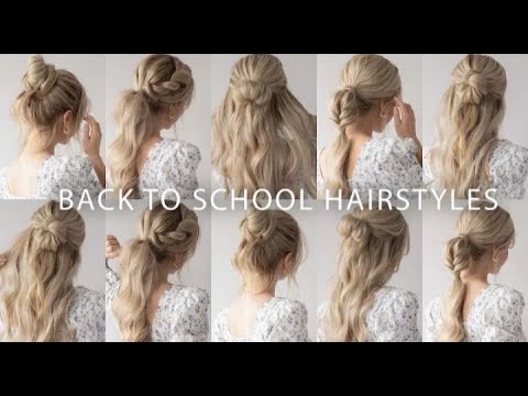 Лёгкие причёски в школу смотреть онлайн