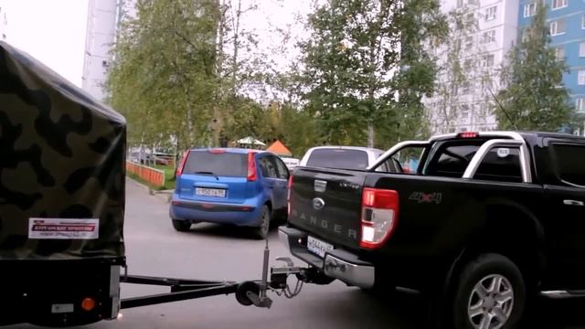 Движение с прицепом задом - Как правильно управлять прицепом. Риск на 100 000 долларов! смотреть онлайн