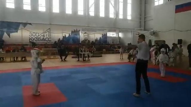 Моё первое место в первых спаррингах