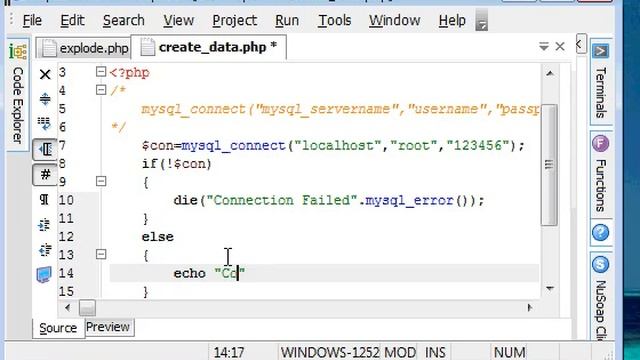Php Tutorials-18-creating database in Mysql using Php Script - www.vdesignourweb.com смотреть онлайн