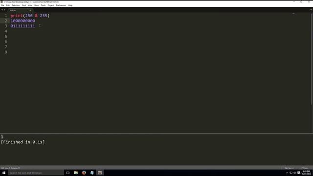 Binary Number Manipulation in python смотреть онлайн