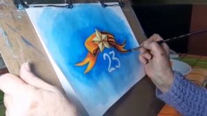 Мастер-класс "Защитник Отечества". Рисуем плакат