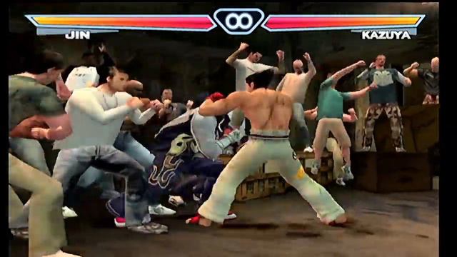 Tekken 4 Underground Jin vs Kazuya смотреть онлайн