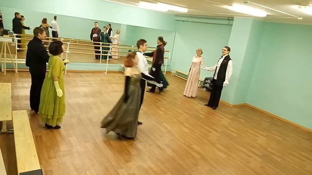 "Кадриль с польским", студия исторического бального танца "Фарандола". 2 состав. смотреть онлайн