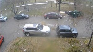 Момент прилета по мирному населению  Донецка !