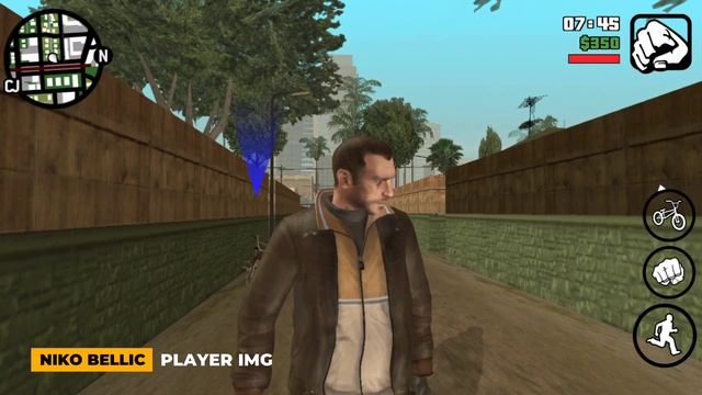 [5MB] Nikko Bellic [Player IMG] Skin Mod For GTA San Andreas Android | Modding Master
