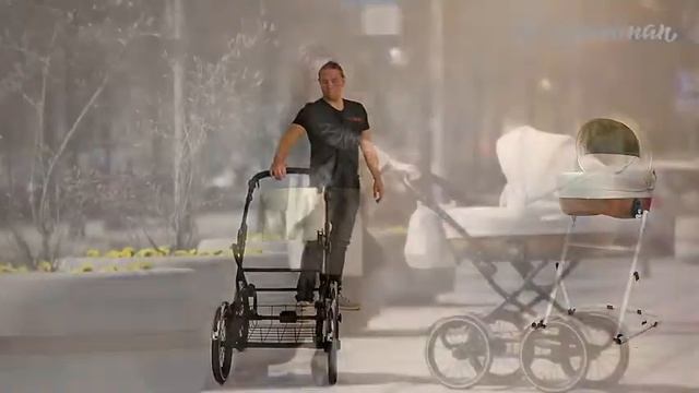 Коляска Mr Sandman Prima (Люлька) 100% Эко кожа смотреть онлайн