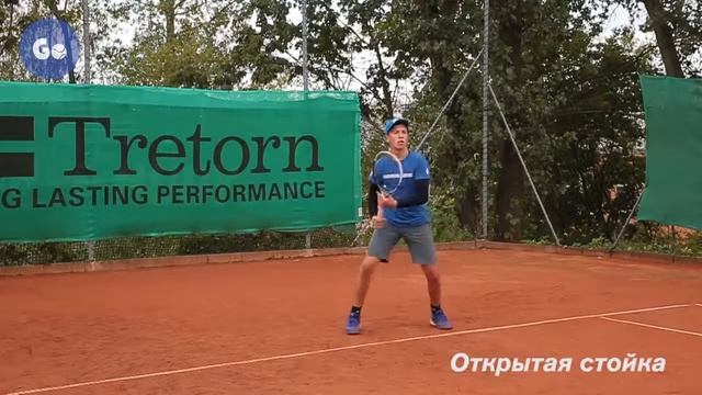 Работа ног в теннисе. Часть 2: "Теннисные стойки" смотреть онлайн