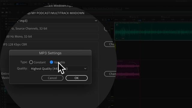 Adobe Audition CC: How To Export .mp3 Files For Podcasting смотреть онлайн