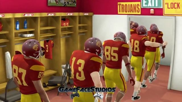 RAW Gameplay - NCAA Football 13 - USC Intro & the NEW Studio Update смотреть онлайн