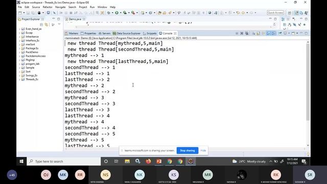 isAlive() and Join() method in JAVA смотреть онлайн