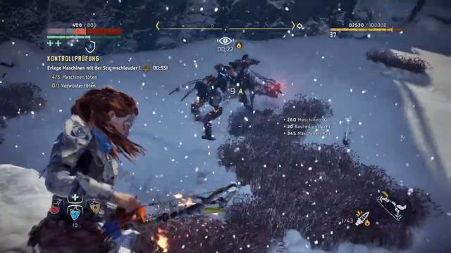 Horizon Zero Dawn Frozen Wilds Ultra Hard- Stormslinger Challenge easy way смотреть онлайн