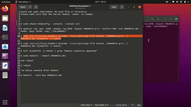 How to fix "Could not open /dev/vmmon: No such file or directory" in Linux VMware Player. смотреть онлайн