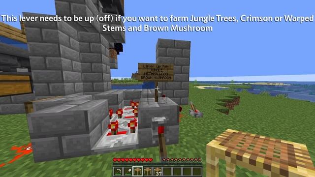 UNIVERSAL TREE FARM 1.20 - 10,000 /H - Oak, Birch, Jungle, Acacia, Mushroom & Nether Wood смотреть онлайн
