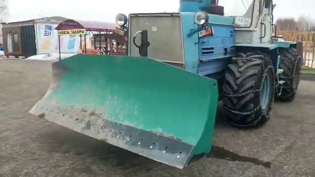 Отвал Т-150К-1 Леспромресурс передний, гидравлический, поворотный смотреть онлайн