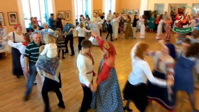 Кадриль "Лодочки" от кемеровских вечерок 05.03.17 смотреть онлайн