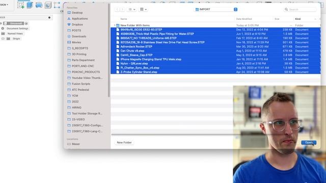 Fusion 360 STEP import way faster with this script смотреть онлайн