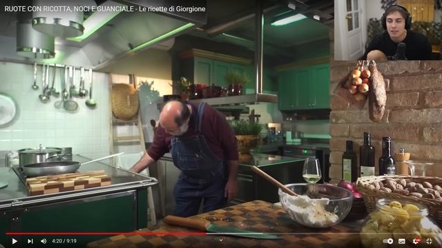 BLUR reagisce a GIORGIONE che cucina le RUOTE RICOTTA,NOCI E GUANCIALE смотреть онлайн