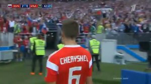 Россия-Саудовская Аравия  5:0 ВСЕ ГОЛЫ