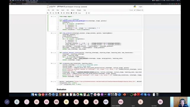 Regression from Scratch - 3 - Gradient Descent - Python смотреть онлайн
