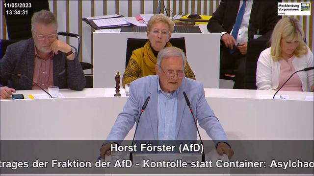 Horst Förster: Unkontrollierte Zuwanderung Ist Sozialer Sprengstoff
