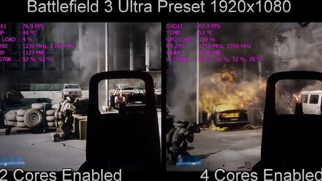 2 CPU Cores VS 4 CPU Cores Gaming Performance смотреть онлайн