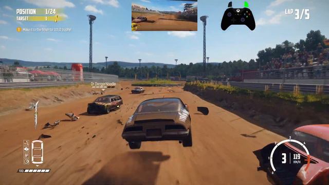 Wreckfest 23.11.08 Tournament Rumble Race - Crash Canyon - RoadSlayer смотреть онлайн