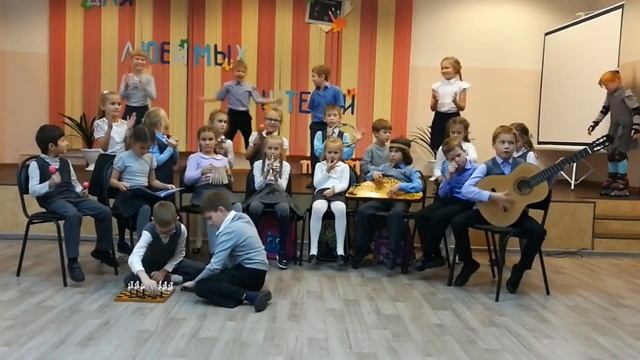 С юбилеем, школа! поздравление от 2 Б класса МАОУ СП1 смотреть онлайн