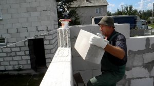 Как укладывать блоки НА МОНТАЖНУЮ ПЕНУ