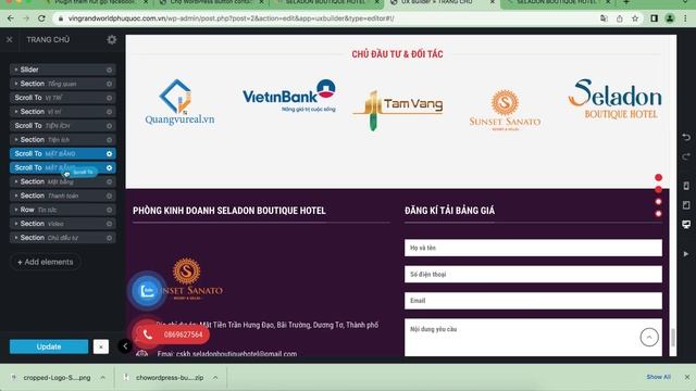 Thêm Scroll to Landing Page click trượt đến смотреть онлайн