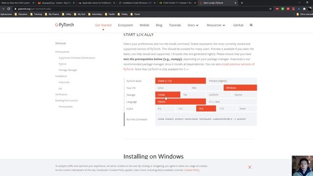 HOW TO: Install PyTorch (with GPU) in Windows 10 (2021) смотреть онлайн