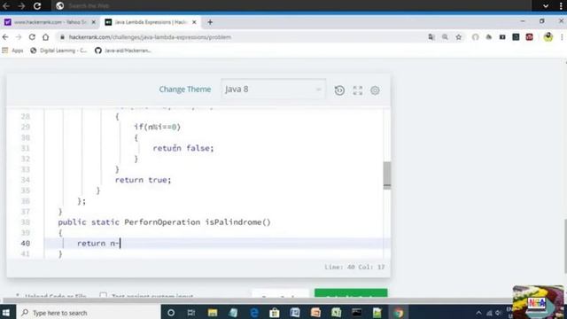 61:Java Lambda Expressions || Hackerrank java Solutions смотреть онлайн