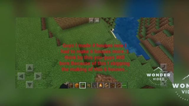 Making a small village in my Minecraft world. смотреть онлайн
