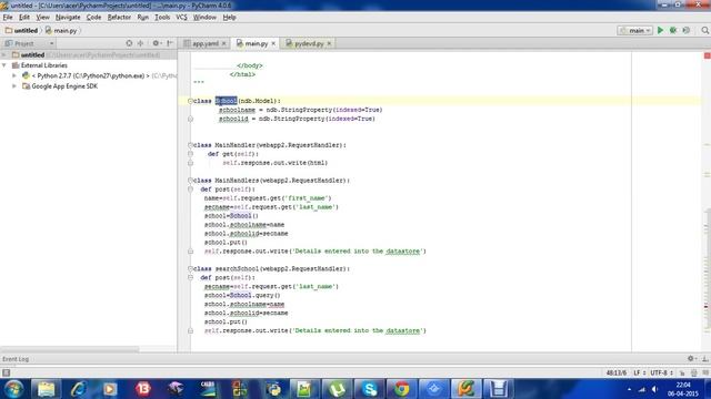 Query the Google app engine datastore python tutorial - Part 1 смотреть онлайн